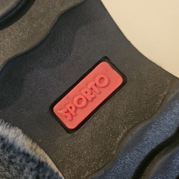 Sporto Grey Faux Fur Insulated by Thermolite 9.5 M Boots Mid Calf 12" tall NEW - Picture 4 of 6